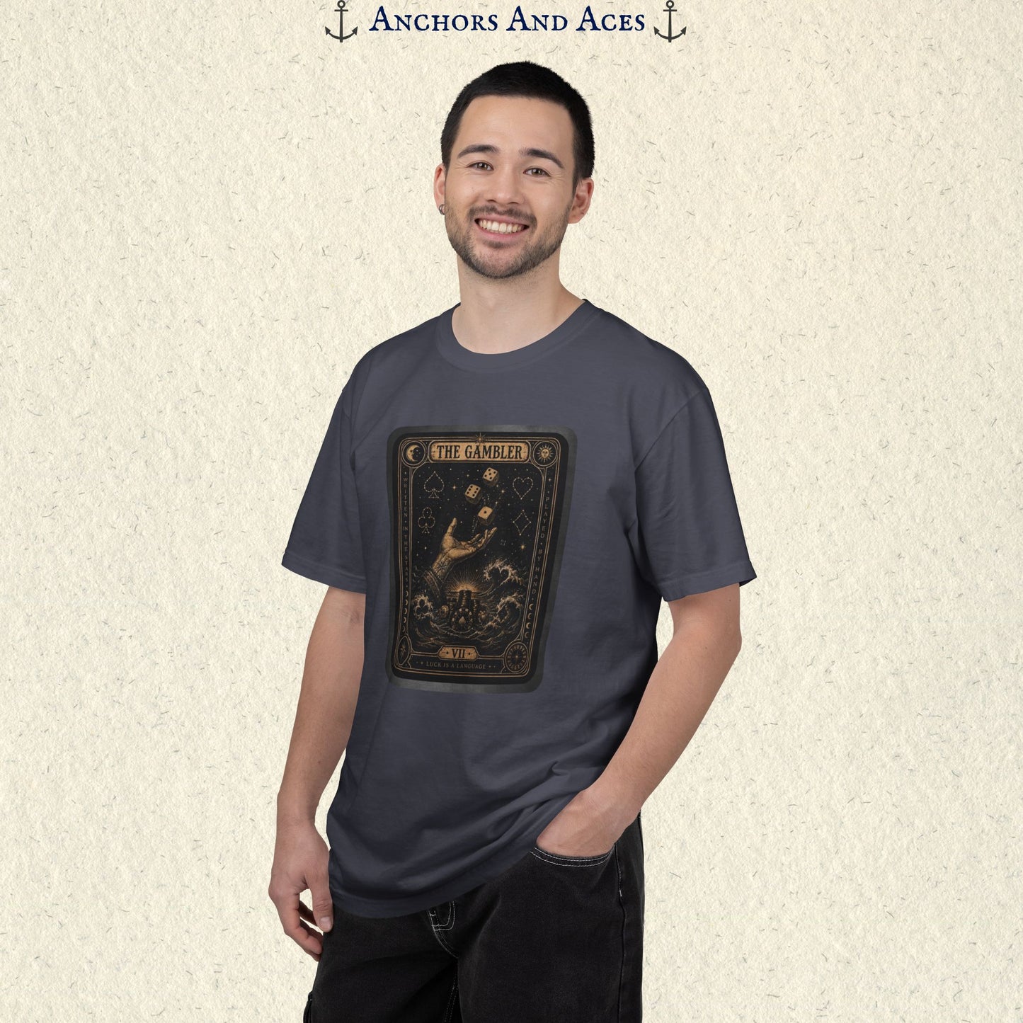 The Gambler Tarot Card Shirt | Vintage Casino Graphic Tee