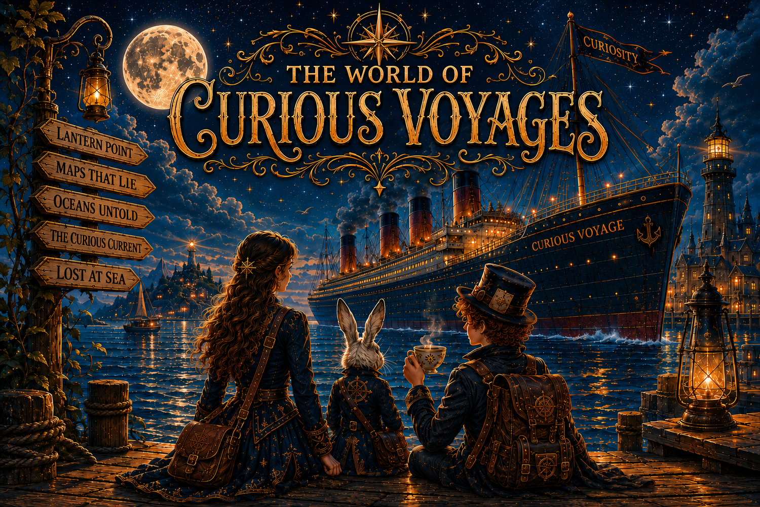 Curious Voyages ⚓ A whimsical story-driven adventure collection.