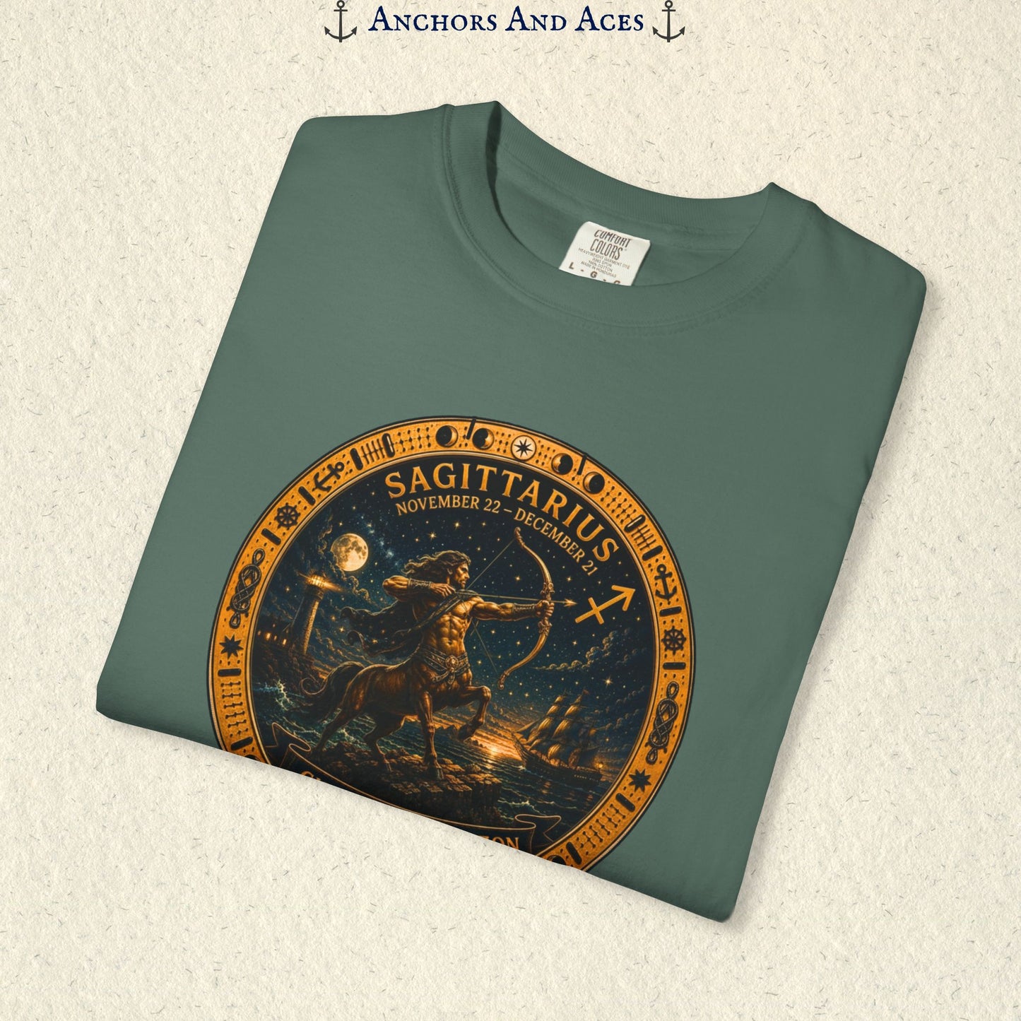 Sagittarius Zodiac Shirt | Celestial Seas – Chase The Horizon