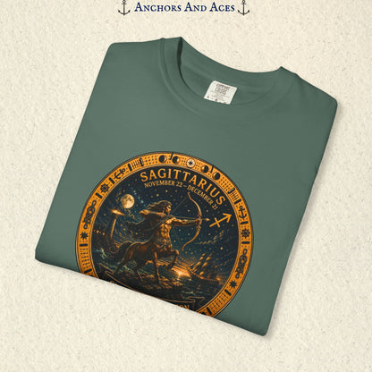 Sagittarius Zodiac Shirt | Celestial Seas – Chase The Horizon