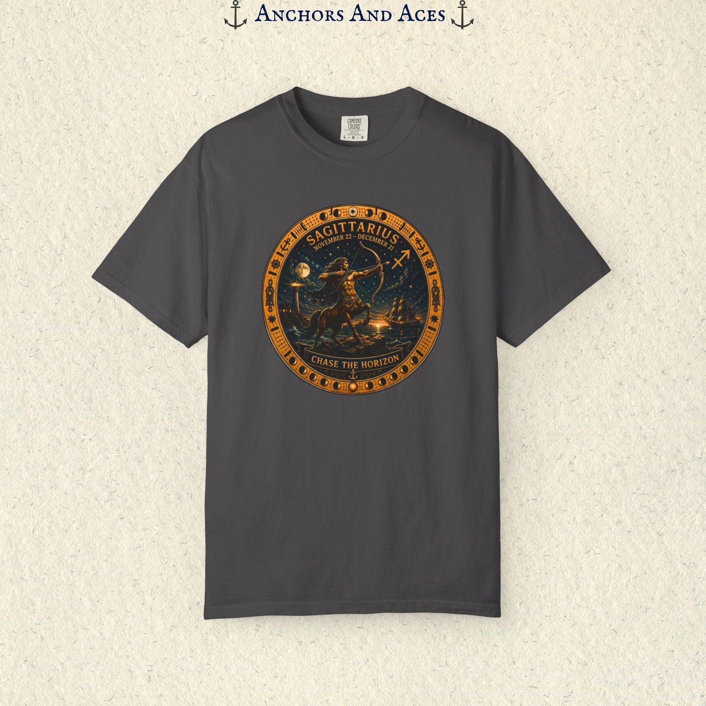 Sagittarius Zodiac Shirt | Celestial Seas – Chase The Horizon