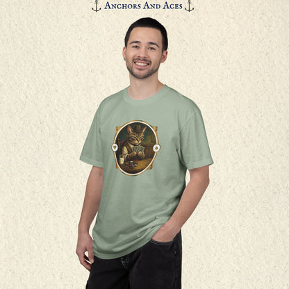 Vintage Poker Cat Shirt | Funny Casino Cat Graphic Tee