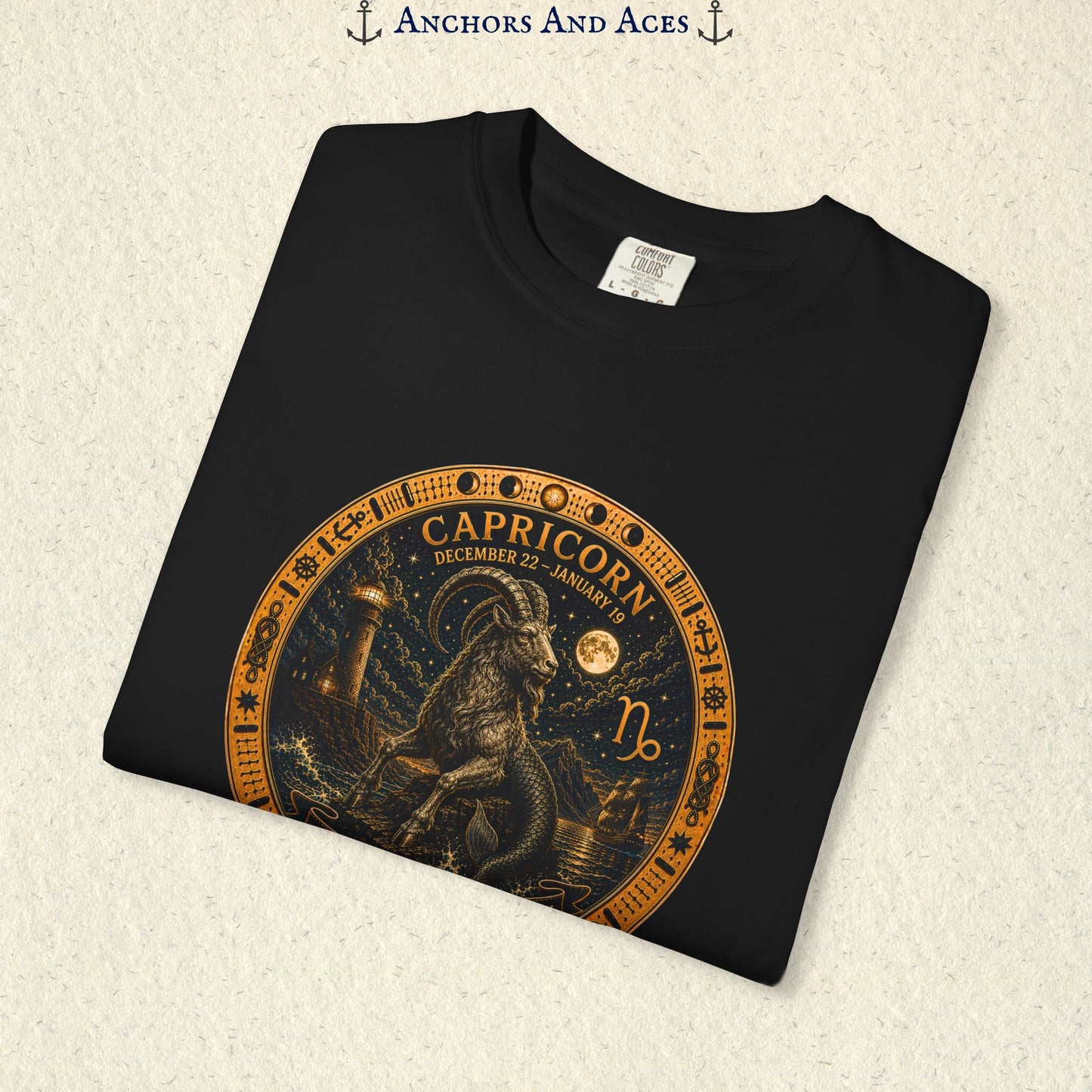 Capricorn Zodiac Shirt | Celestial Seas - Built For The Journey