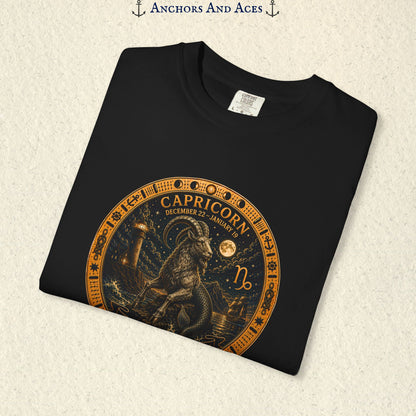 Capricorn Zodiac Shirt | Celestial Seas - Built For The Journey