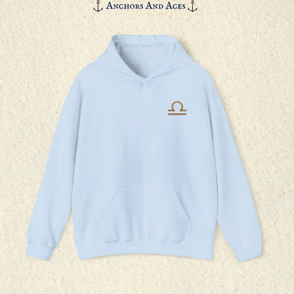 Libra Zodiac Hoodie | Celestial Seas Zodiac Hoodie Collection