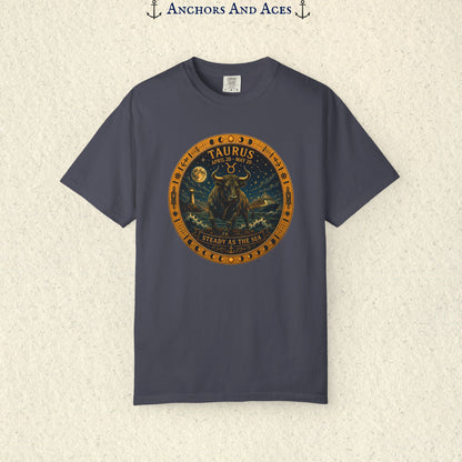 Taurus Zodiac Shirt |Celestial Seas - Steady as the Sea