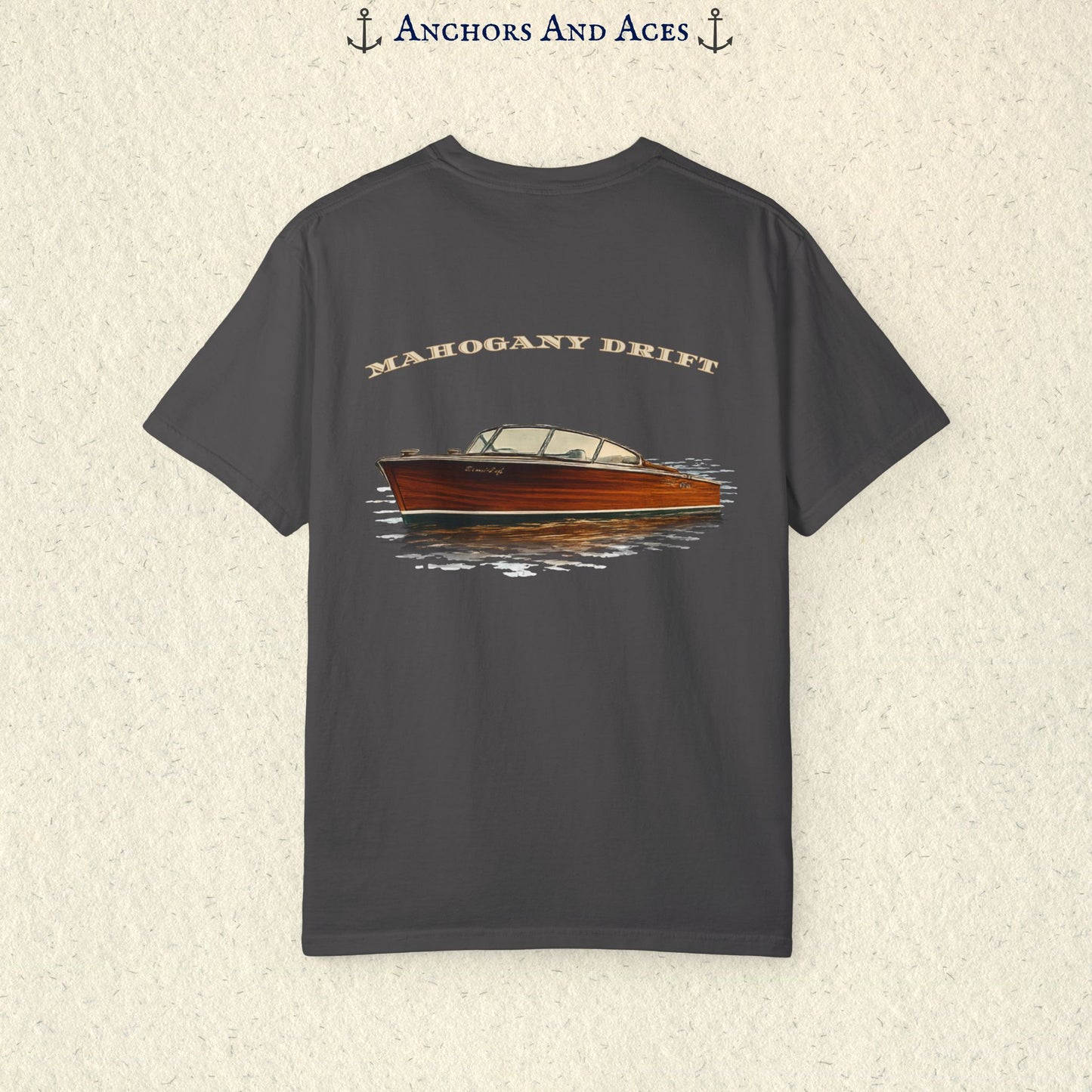 Mahogany Boat Shirt | Wooden Boat Tee | Lake Life Shirt | Ski Boat Shirt