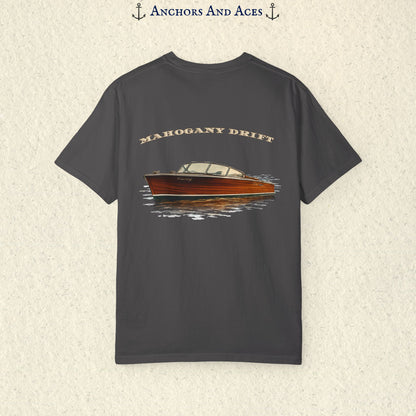 Mahogany Boat Shirt | Wooden Boat Tee | Lake Life Shirt | Ski Boat Shirt