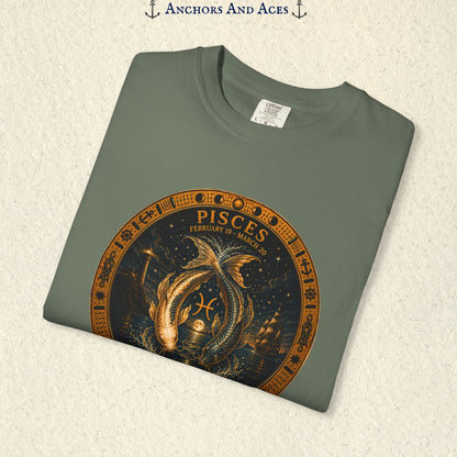 Pisces Zodiac Shirt | Celestial Seas - Drifting With The Tide