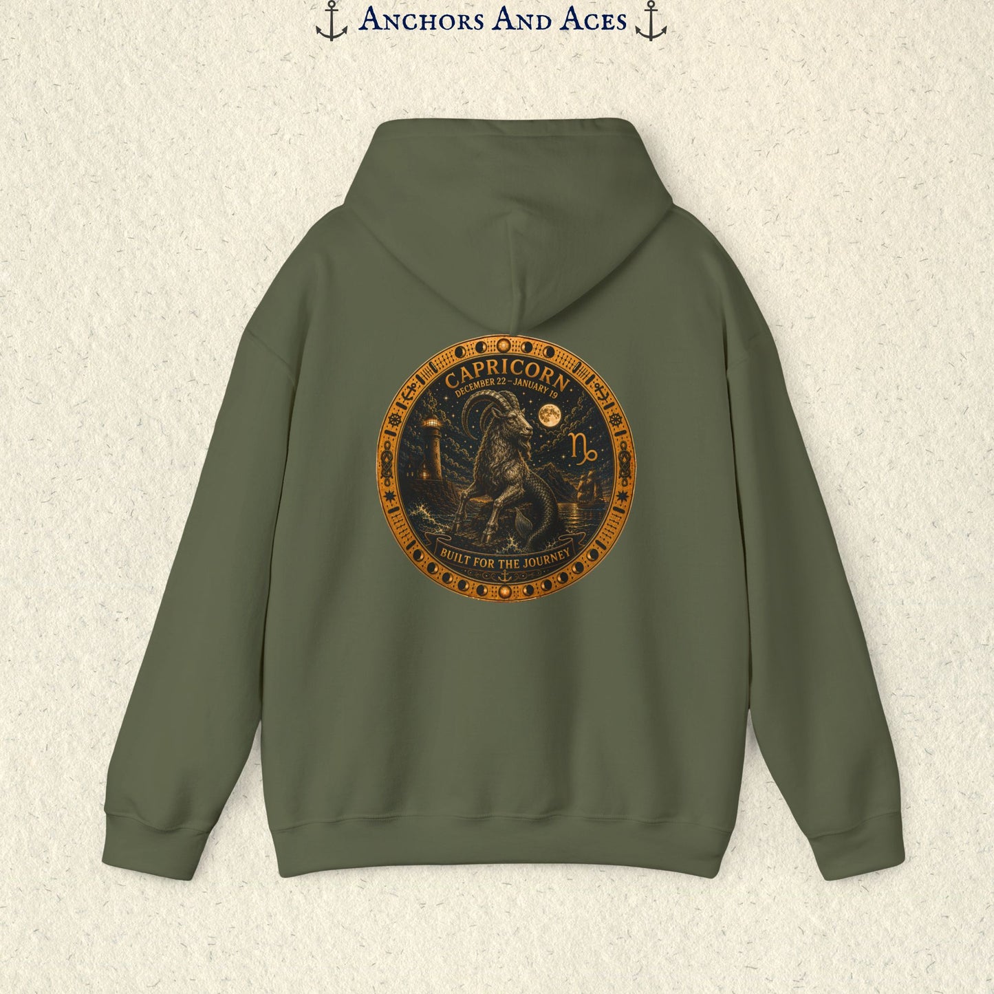 Capricorn Zodiac Hoodie | Celestial Seas Zodiac Hoodie Collection