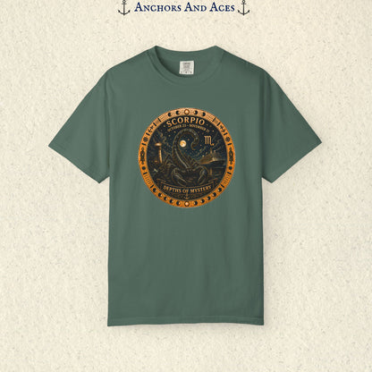 Scorpio Zodiac Shirt | Celestial Seas – Depths of Mystery