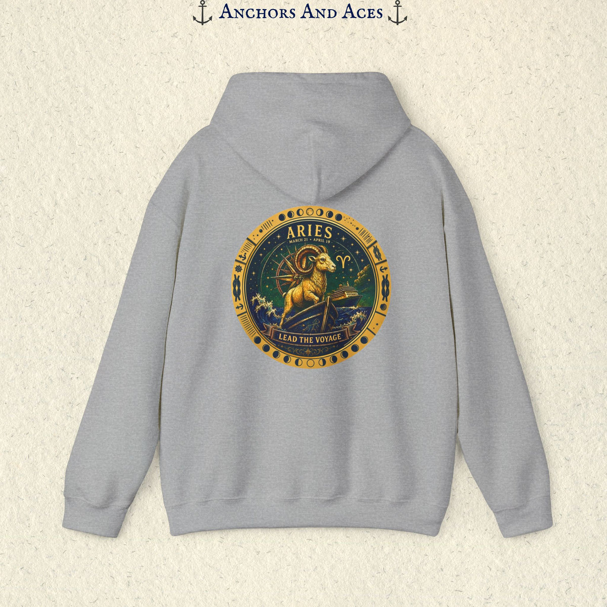 Aries Zodiac Hoodie | Celestial Seas Zodiac Hoodie Collection