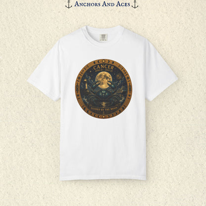 Cancer Zodiac Shirt | Celestial Seas- Guided by the Moon