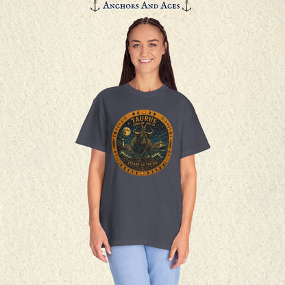 Taurus Zodiac Shirt |Celestial Seas - Steady as the Sea