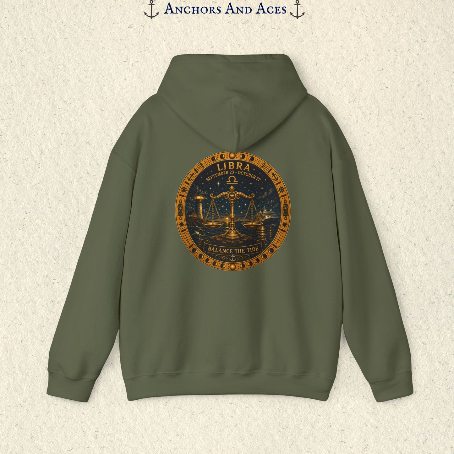 Libra Zodiac Hoodie | Celestial Seas Zodiac Hoodie Collection
