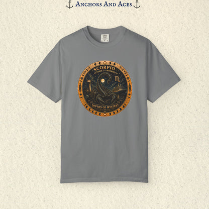 Scorpio Zodiac Shirt | Celestial Seas – Depths of Mystery