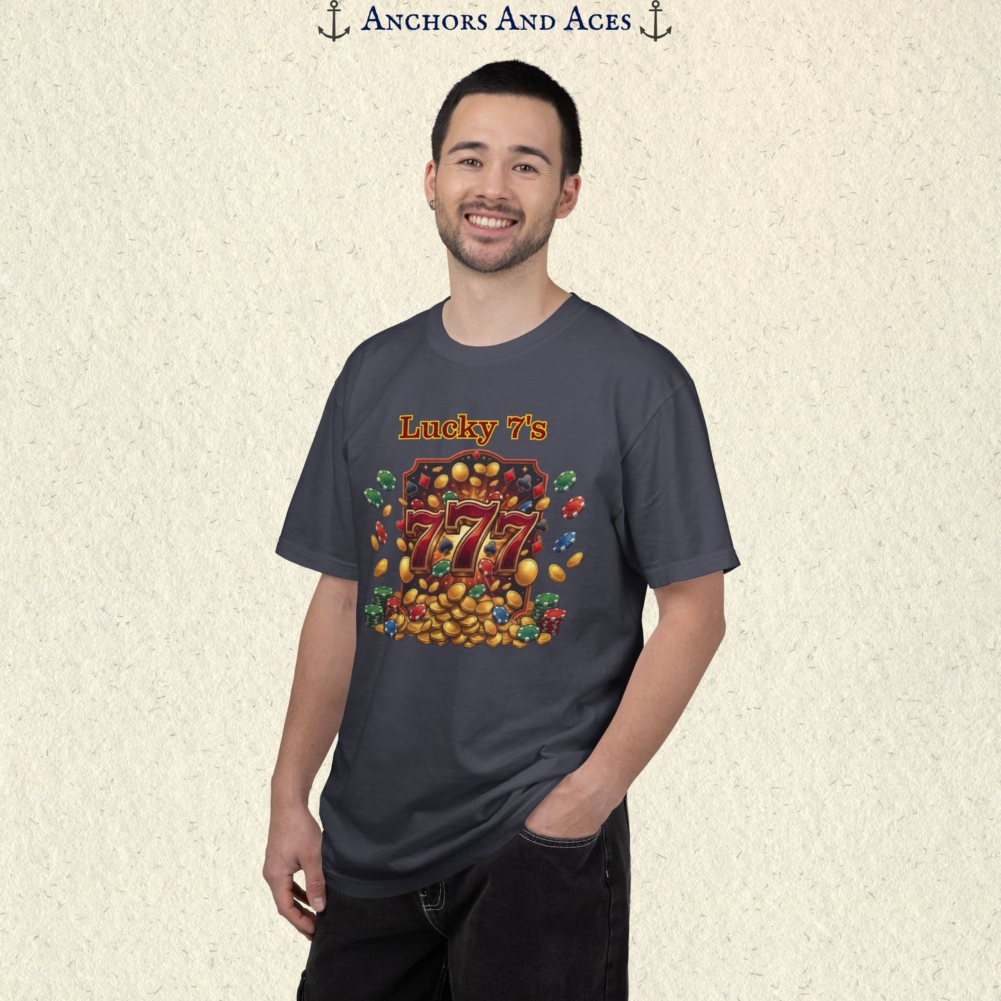 Lucky 777s | Vintage Jackpot Graphic Tee