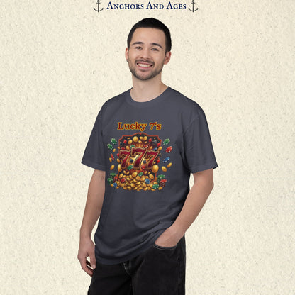 Lucky 777s | Vintage Jackpot Graphic Tee