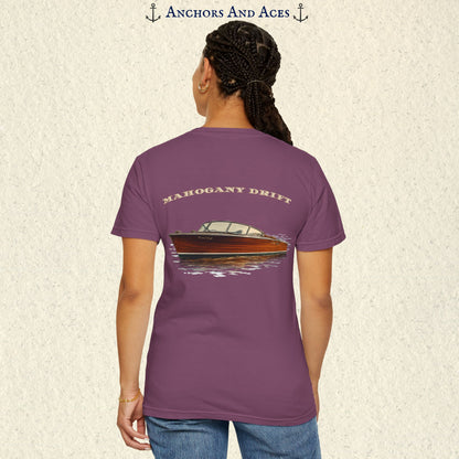 Mahogany Boat Shirt | Wooden Boat Tee | Lake Life Shirt | Ski Boat Shirt