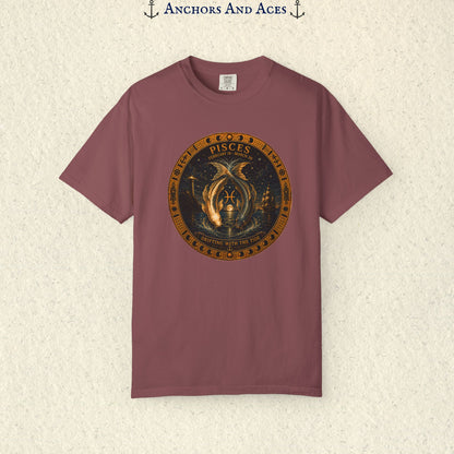 Pisces Zodiac Shirt | Celestial Seas - Drifting With The Tide