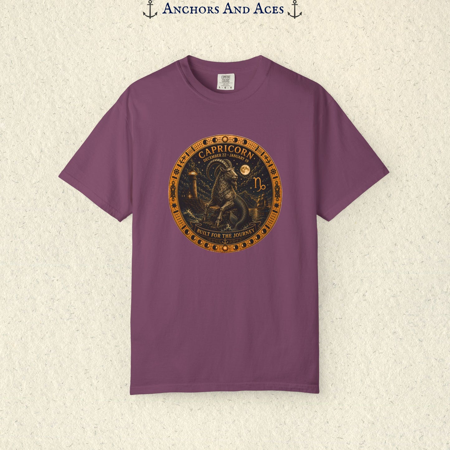 Capricorn Zodiac Shirt | Celestial Seas - Built For The Journey