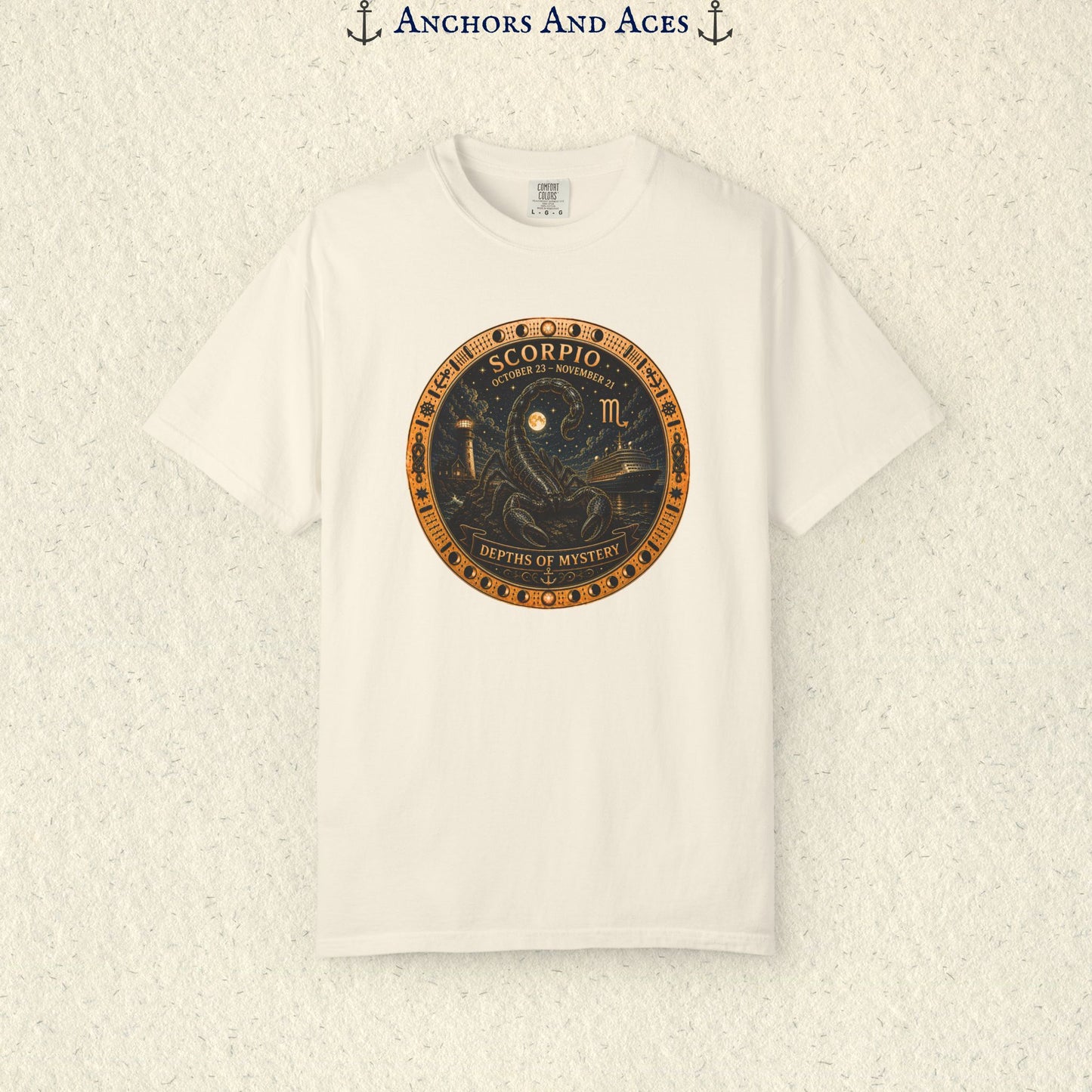 Scorpio Zodiac Shirt | Celestial Seas – Depths of Mystery