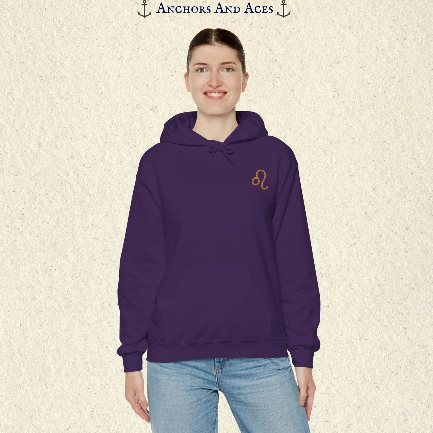 Leo Zodiac Hoodie | Celestial Seas Zodiac Hoodie Collection