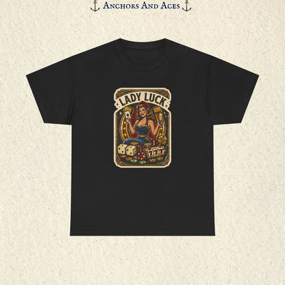 Lady Luck | Vintage Casino Graphic Tee