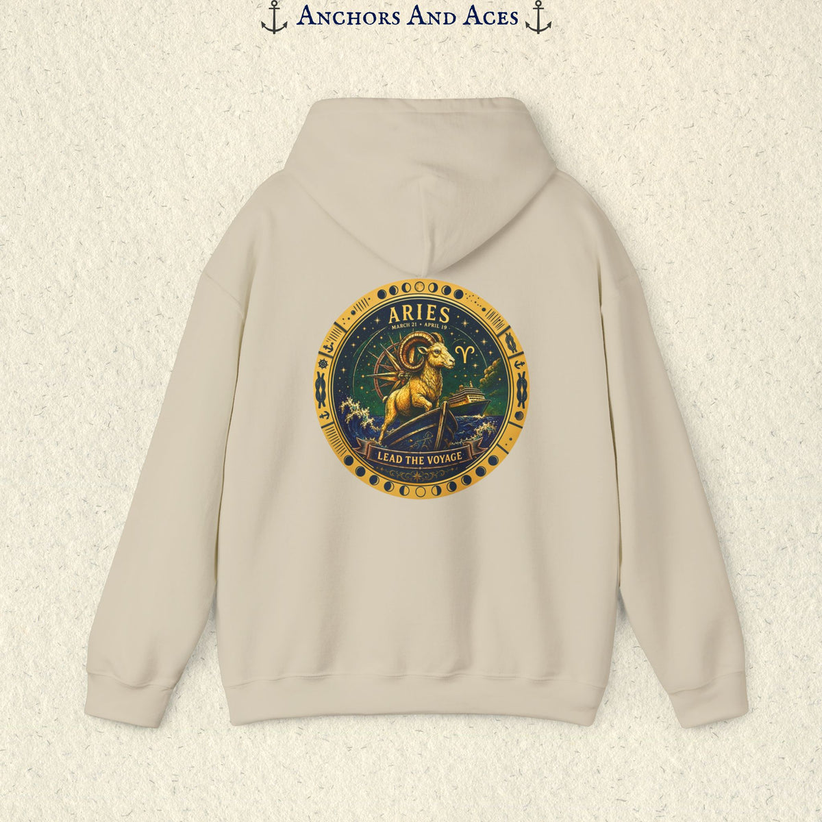 Aries Zodiac Hoodie | Celestial Seas Zodiac Hoodie Collection