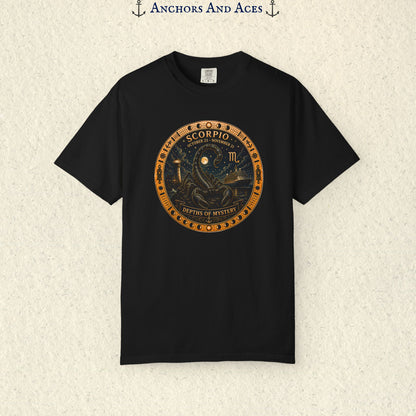 Scorpio Zodiac Shirt | Celestial Seas – Depths of Mystery