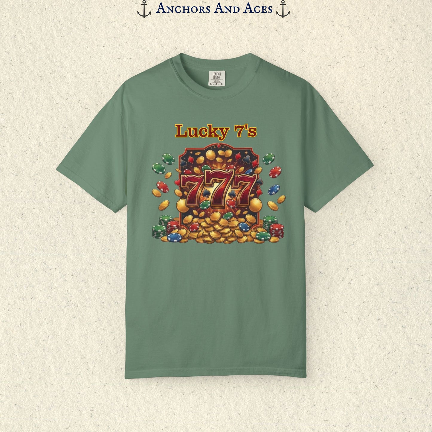 Lucky 777s | Vintage Jackpot Graphic Tee