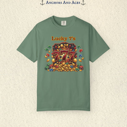 Lucky 777s | Vintage Jackpot Graphic Tee