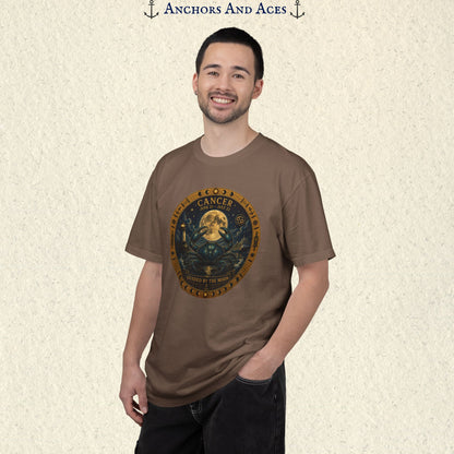 Cancer Zodiac Shirt | Celestial Seas- Guided by the Moon