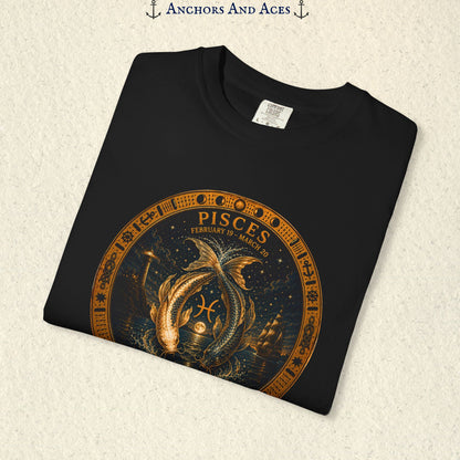 Pisces Zodiac Shirt | Celestial Seas - Drifting With The Tide