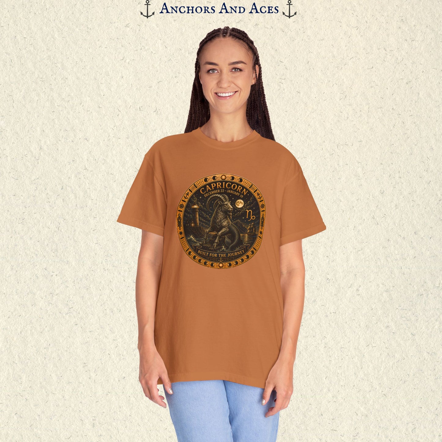 Capricorn Zodiac Shirt | Celestial Seas - Built For The Journey