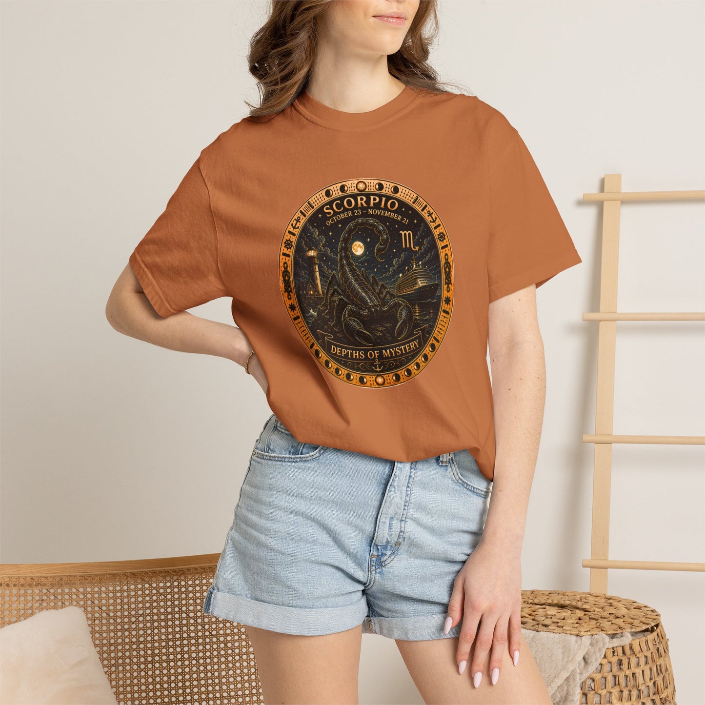 Scorpio Zodiac Shirt | Celestial Seas – Depths of Mystery