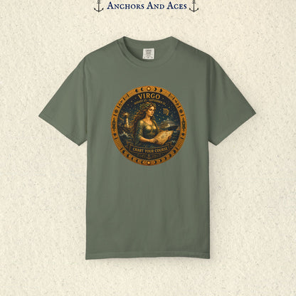 Virgo Zodiac Shirt | Celestial Seas – Chart Your Course