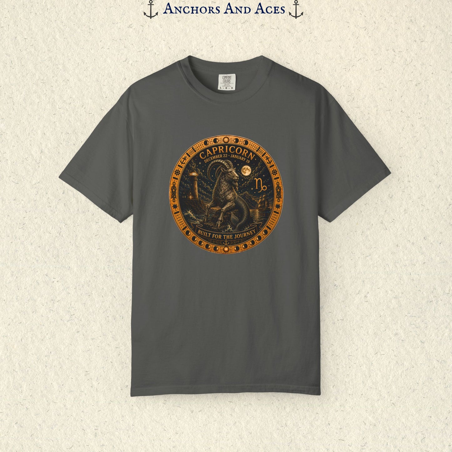 Capricorn Zodiac Shirt | Celestial Seas - Built For The Journey