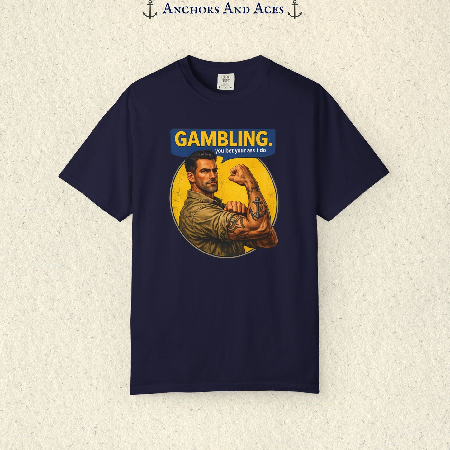 Strongman Inspired | Funny Gambling Graphic Tee