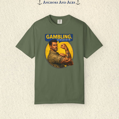 Strongman Inspired | Funny Gambling Graphic Tee