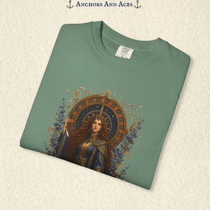 Goddess of Destiny Shirt| Art Nouveau Casino Graphic Tee| Vintage Lucky Gambling T-Shirt