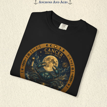 Cancer Zodiac Shirt | Celestial Seas- Guided by the Moon