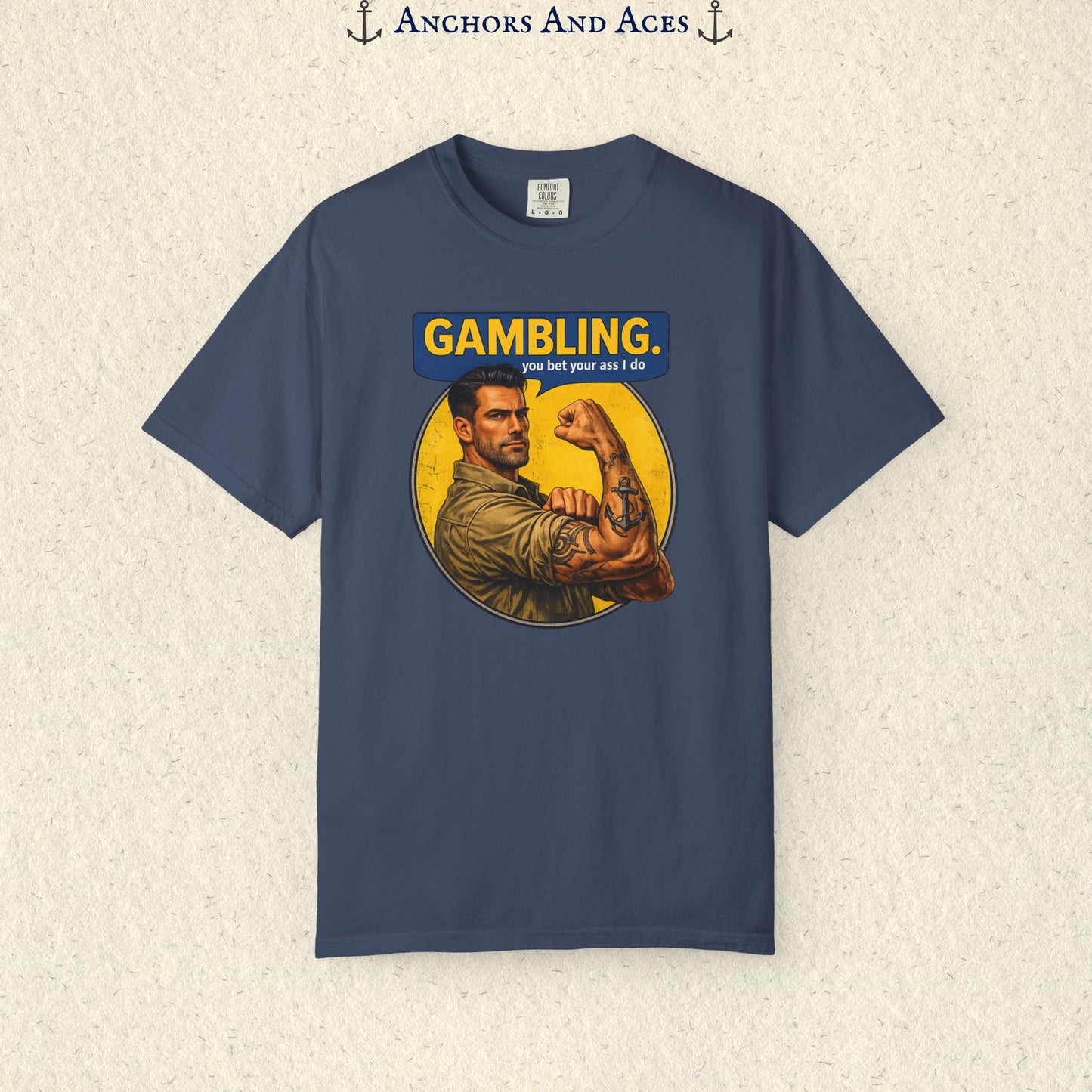 Strongman Inspired | Funny Gambling Graphic Tee