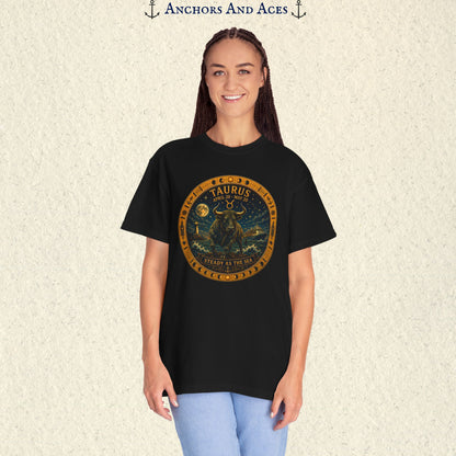 Taurus Zodiac Shirt |Celestial Seas - Steady as the Sea
