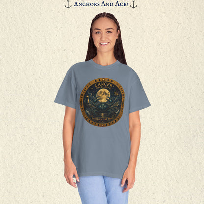 Cancer Zodiac Shirt | Celestial Seas- Guided by the Moon