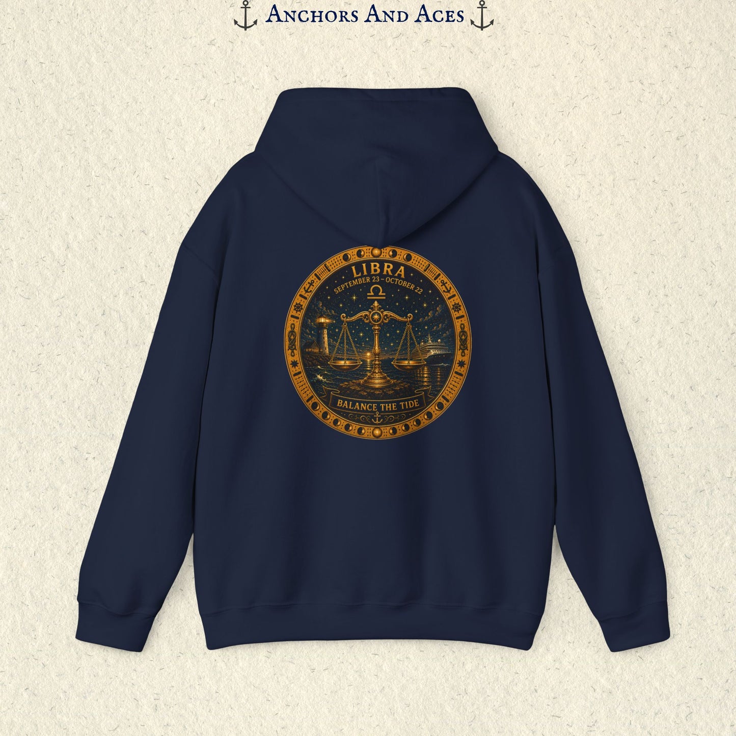 Libra Zodiac Hoodie | Celestial Seas Zodiac Hoodie Collection
