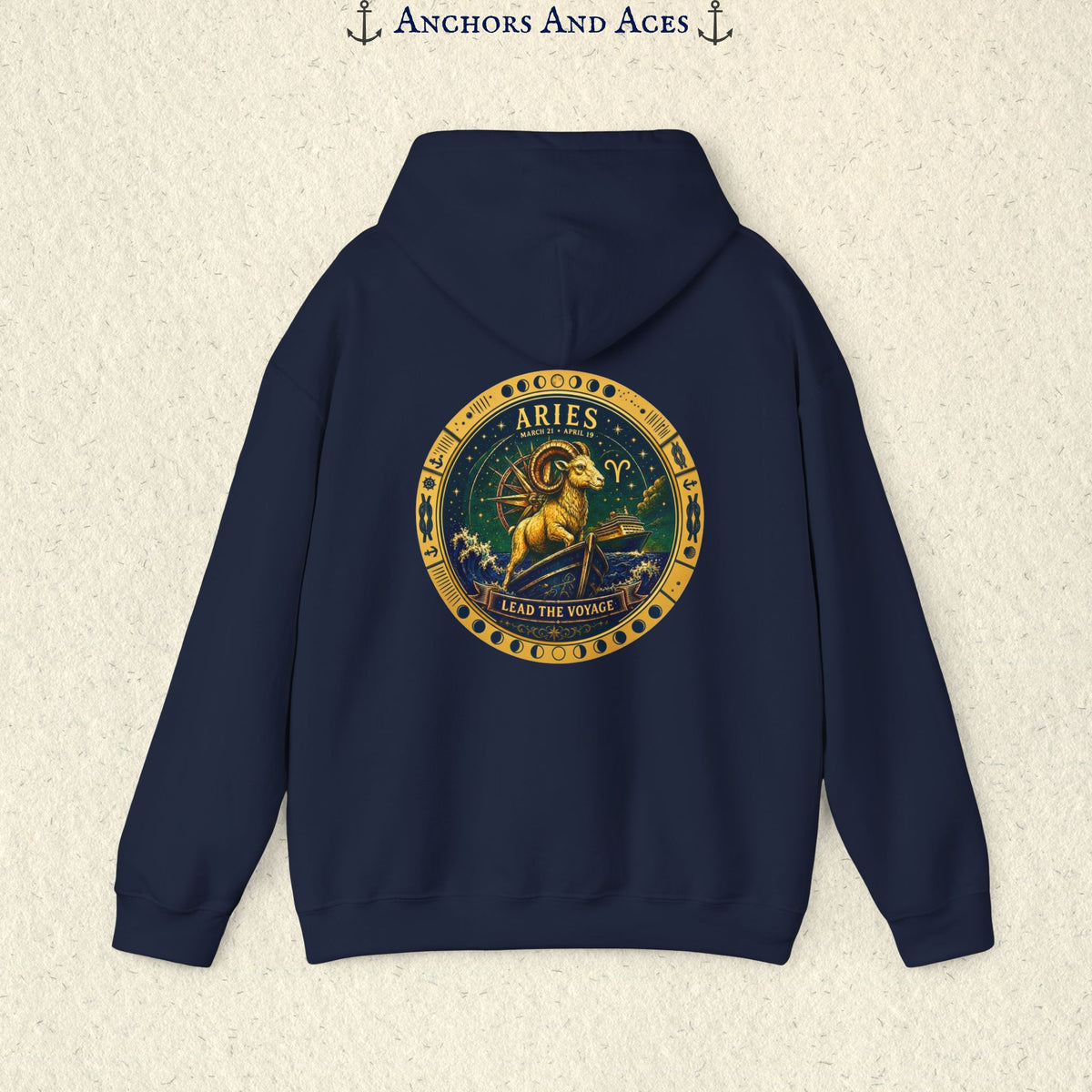 Aries Zodiac Hoodie | Celestial Seas Zodiac Hoodie Collection