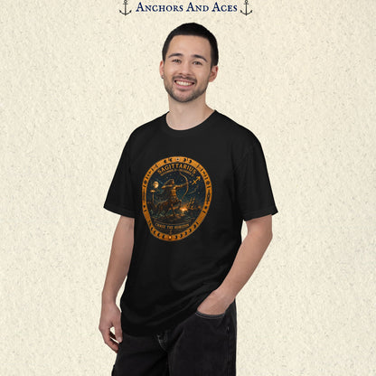 Sagittarius Zodiac Shirt | Celestial Seas – Chase The Horizon