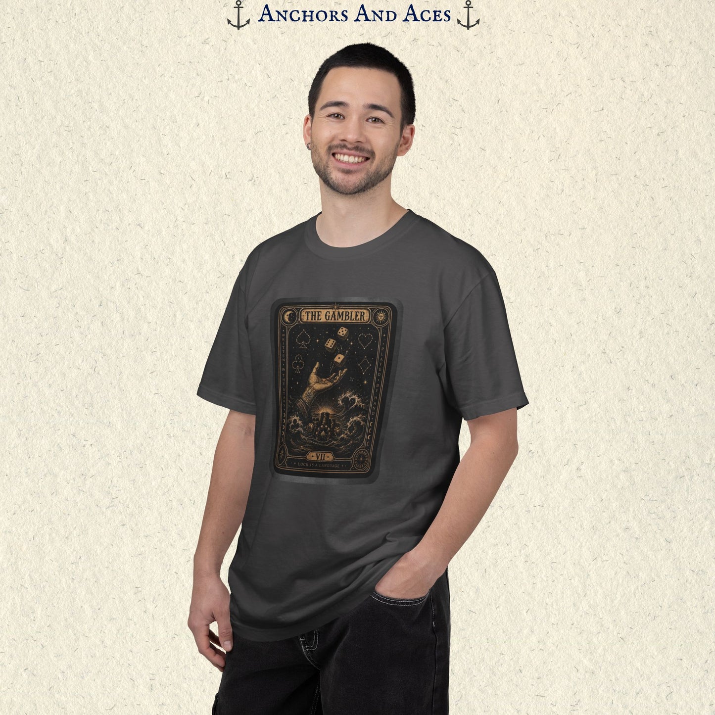 The Gambler Tarot Card Shirt | Vintage Casino Graphic Tee