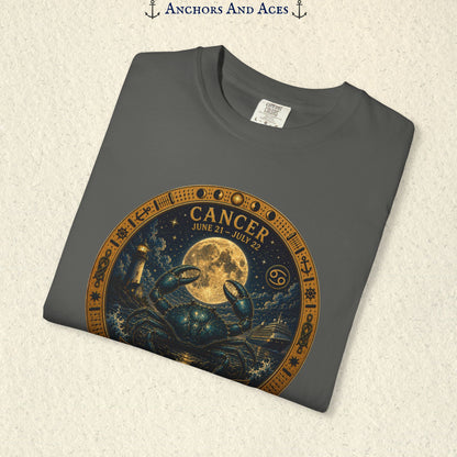 Cancer Zodiac Shirt | Celestial Seas- Guided by the Moon